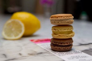 Coffee, Chocolate and Lemon Macarons